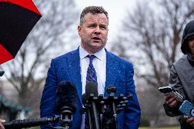 Director of Federal Housing Finance Agency Pulte Speaks to Press at White House