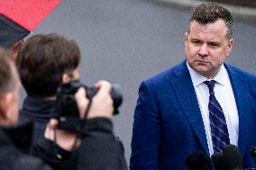 Director of Federal Housing Finance Agency Pulte Speaks to Press at White House