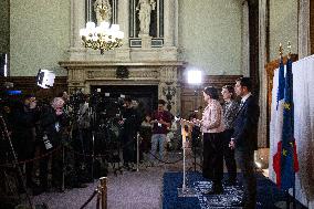 Press Conference at the Agricultural Ministry - Paris