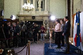Press Conference at the Agricultural Ministry - Paris