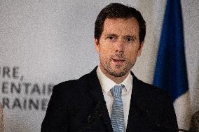 Press Conference at the Agricultural Ministry - Paris