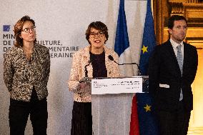 Press Conference at the Agricultural Ministry - Paris