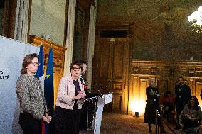 Press Conference at the Agricultural Ministry - Paris