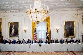 President Trump Meets With Oil and Gas Executives in Washington, DC