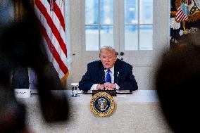 President Trump Meets With Oil and Gas Executives in Washington, DC