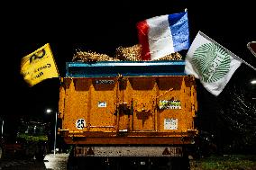 Farmers Protest in Montauban
