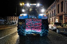 Farmers Protest in Montauban