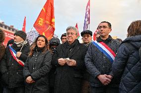 Jean Luc Melenchon At Pro Venezuela Rally - Lyon