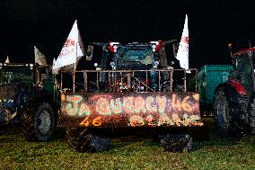 Farmers Protest in Montauban