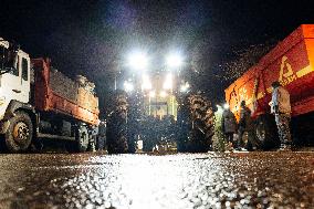 Farmers Protest in Montauban
