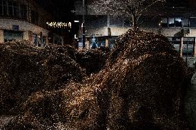 Farmers Protest in Montauban