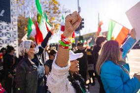 Los Angeles Demonstration Solidarity Iranian Protesters