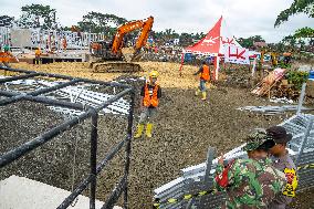 Temporary And Permanent Housing After Cyclone - Aceh Tamiang