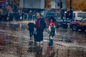 Civilians Flee Aleppo Amid Kurdish-Government Clashes