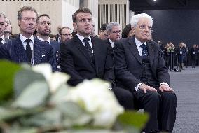 Official Ceremony In Memory Of The Victims Of The Crans-Montana - Martigny