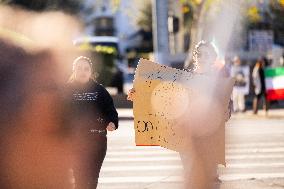 Los Angeles Demonstration Solidarity Iranian Protesters