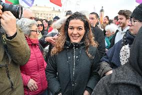 Jean Luc Melenchon At Pro Venezuela Rally - Lyon