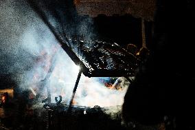 Farmers Protest in Montauban