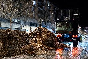 Farmers Protest in Montauban