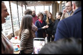 Rachida Dati At Cafe l Industrie - Paris