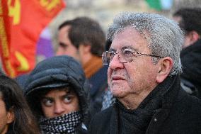 Jean Luc Melenchon At Pro Venezuela Rally - Lyon
