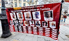 Rally Against Repression In Tunisia - Paris