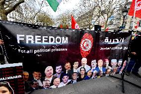 Rally Against Repression In Tunisia - Paris