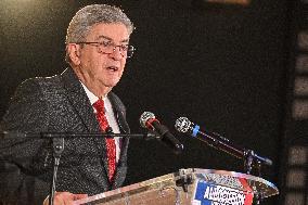 Republican New Year Banquet with Jean-Luc Melenchon - Villeurbanne
