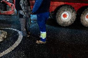Farmers Protest in Montauban