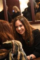 Sarah Knafo Meets Parisians At Cafe - Paris