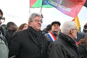 Jean Luc Melenchon At Pro Venezuela Rally - Lyon
