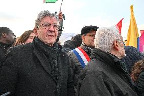 Jean Luc Melenchon At Pro Venezuela Rally - Lyon