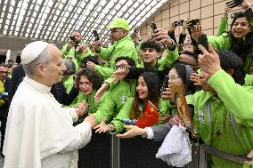 Pope Leo XIV Meets Jubilee Partners - Vatican