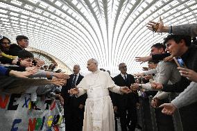 Pope Leo XIV Meets With Young People From Rome - Vatican