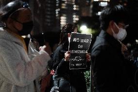 Protest In Front Of The Japanese Prime Minister Official Residence -Tokyo