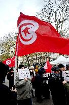 Rally Against Repression In Tunisia - Paris
