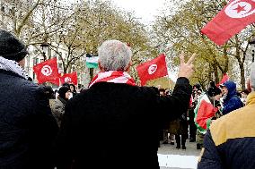 Rally Against Repression In Tunisia - Paris