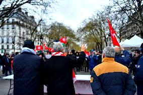 Rally Against Repression In Tunisia - Paris