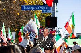 Los Angeles Demonstration Solidarity Iranian Protesters