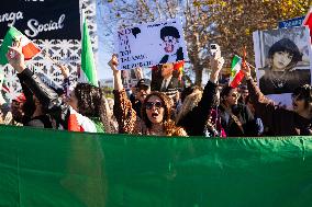 Los Angeles Demonstration Solidarity Iranian Protesters