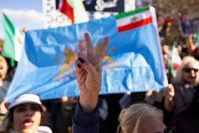 Los Angeles Demonstration Solidarity Iranian Protesters
