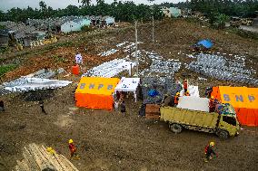 Temporary And Permanent Housing After Cyclone - Aceh Tamiang