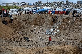 Damage Caused By An Israeli Strike - Gaza