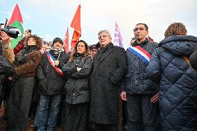 Jean Luc Melenchon At Pro Venezuela Rally - Lyon