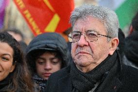 Jean Luc Melenchon At Pro Venezuela Rally - Lyon