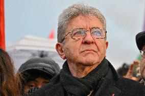 Jean Luc Melenchon At Pro Venezuela Rally - Lyon