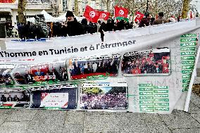 Rally Against Repression In Tunisia - Paris