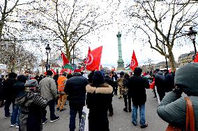 Rally Against Repression In Tunisia - Paris