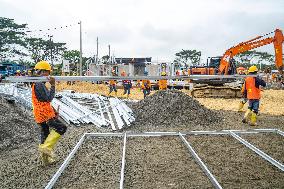 Temporary And Permanent Housing After Cyclone - Aceh Tamiang