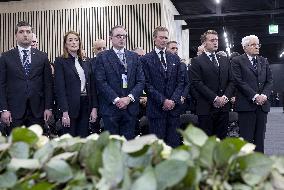 Official Ceremony In Memory Of The Victims Of The Crans-Montana - Martigny